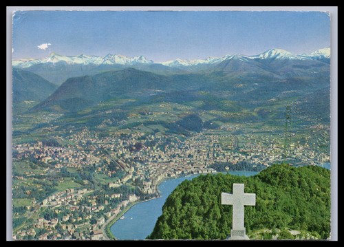 Ansichtskarte lugano schweiz - ansichtskarte,