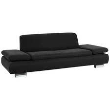 Max Winzer | Terrence | Sofa 2,5-Sitzer | schwarz | Veloursstoff