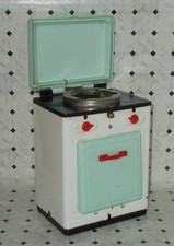 Alter Puppen Herd aus Blech in