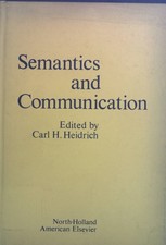 Semantics and Communication