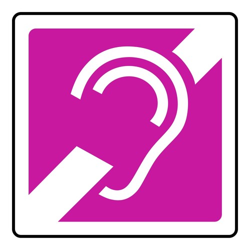 Hörgeräteschild oder