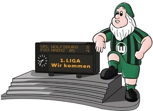 Vfl wolfsburg gartenzwerg - wolfsburg,