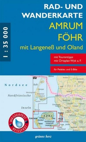 Rad und wanderkarte amrum - und,
