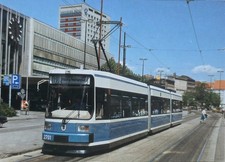 AK München Hauptbahnhof Tram 19 1970er 1980er 