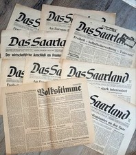 9 x DAS SAARLAND 1948/49
