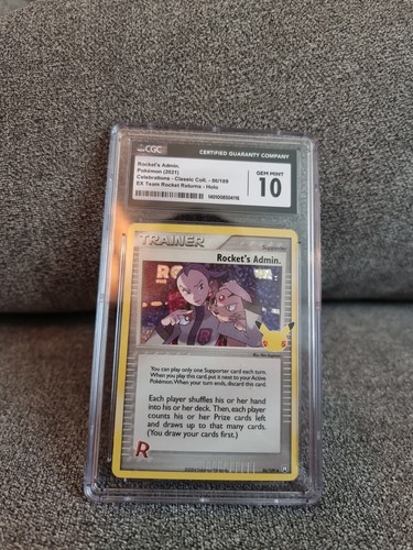 Rockets admin 2021 cgc holo - admin,