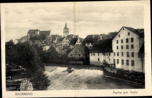Backnang württemberg - ak,