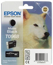 Epson T0968 (C13T09684010) Orig. Tintenpatrone Mattschwarz für Stylus PhotoR2880