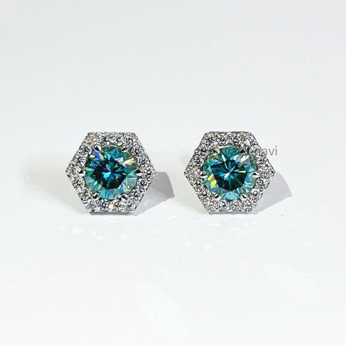 Karat blau behandelt diamant - blau,