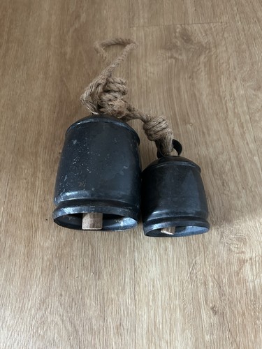 2er set kuhglocken vintage - set,