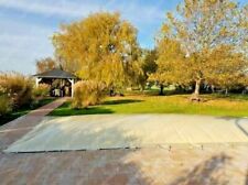 Aufblasbare Poolabdeckung Poolplane Poolcover, Schwimmbad Rechteckig 1360 g/m² 