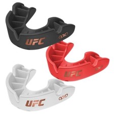 OPRO "UFC" Zahnschutz Bronze Erwachsen Kinder Schwarz Weiss Mundschutz MMA Boxen