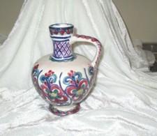 Töpferei Schreiner Keramik Ton Krug Landhausstil handgemalt Handarbeit**