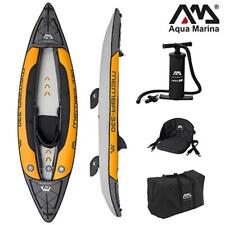 B-Ware Aqua Marina Kajak 330x90 cm für 1 Person mit Luftsitz Orange/Anthrazit