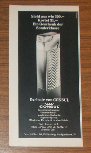 Seltene werbung consul - werbung,