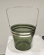 Vintage Sektkühler Rauchglas
