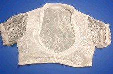 Dirndlbluse Spitze Weiß