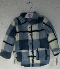 Blau- weiße Fleecejacke 12-18 Monate