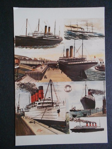 Marine postkarte liners of - postkarte,