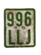 996 LLJ Mofa Kennzeichen Nummernschild Moped Motorrad GDV 2016 Kleinkraftrad