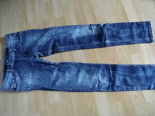 DIESEL coole skinny used destroyed look Jeans NEVY Gr. 12 J/152 ToP VS 514)