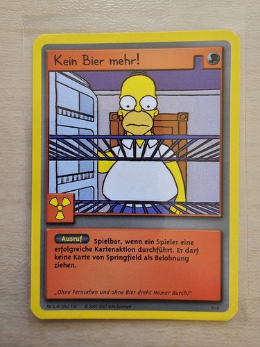 The simpsons sammelkartenspiel - simpsons,