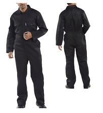 TOP Profi KFZ Werkstatt Arbeitskombi Kombi Overall schwarz Arbeitsoverall 46-68