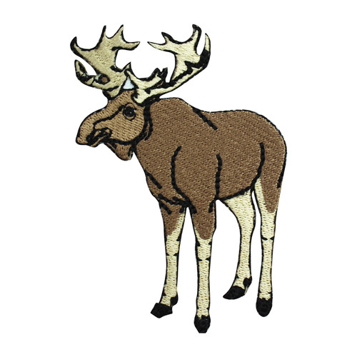 Elch patch cartoon - elch,