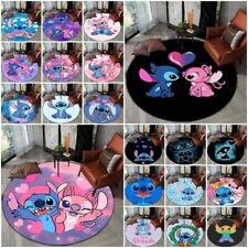 Kinder 3D Lilo Stitch Runde Boden matte Jungen Mädchen Schlafzimmer Teppichs