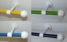 Gardinenstange "Malmö" 20 mm blau grün gelb + weiss im Schwedenstil Kinderzimmer