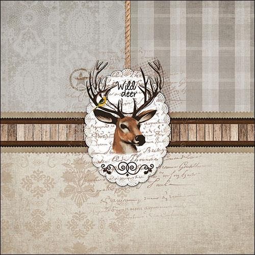 Servietten wild deer - servietten,