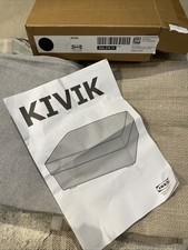 Ikea Kivik Hocker Bezug Set*2Stück*hellgrau*beige
