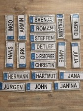 Albatros. Namensschilder