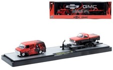 CHEVROLET G10 Van + GMC Sierra Garande 15  - red / black - M2 1:64