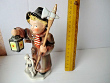 Vintage Feine Cortendorf Figur Nachtwächter mit Katze 15cm TOP Zustand !!