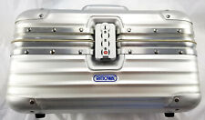 RIMOWA Topas Silver Beauty Case Koffer Rare-Aluminium-Mod TSA Mod.923.38.01.0 