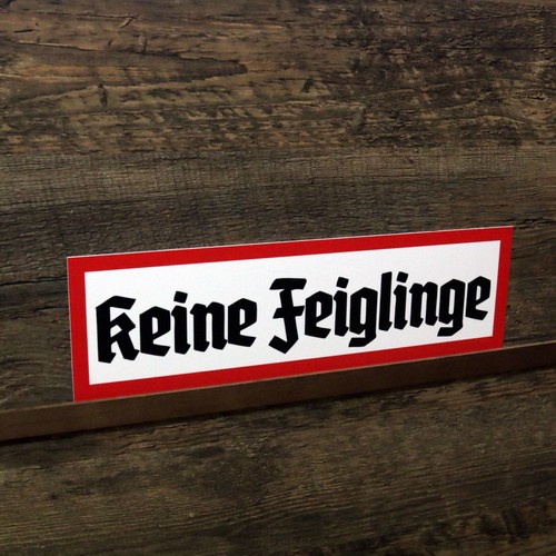 Schild keine feiglinge tattoo - keine,