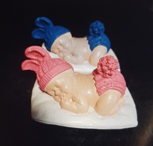 Baby schlafend silikonform - 3d,