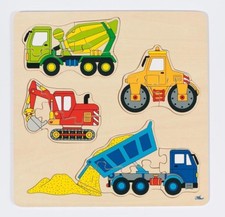 Puzzle baufahrzeuge bagger - baufahrzeuge,