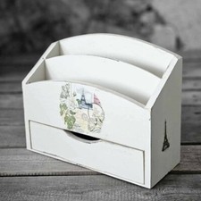 Vintage Briefablage Holzablage