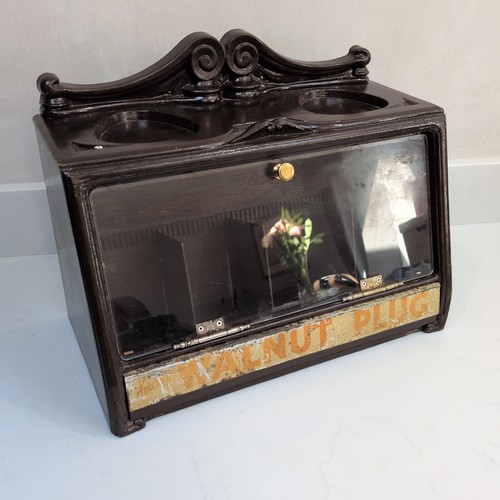 Antike nussbaum steckvitrine - antike,