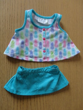 Build A Bear Workshop Kleidung Bären Shirt Top Shirt-Top Tanktop Rock Outfit