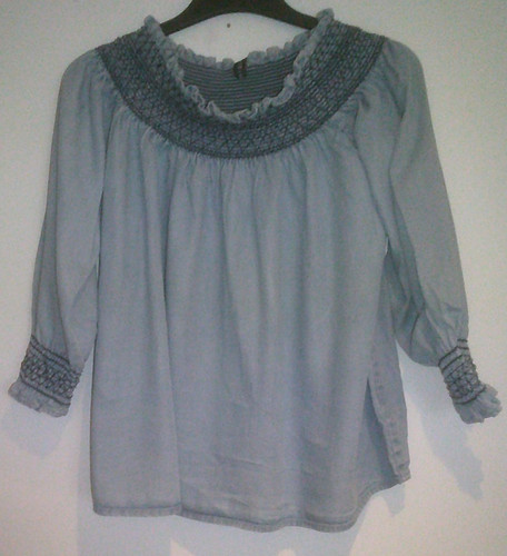 Hellblaue bluse - hellblaue, im