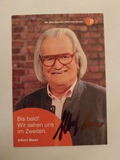 Albert Maier Autogramm
