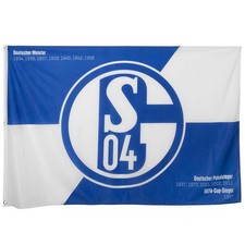 FC Schalke 04 Hissfahne Erfolge 150x100 FC Schalke 04 Logo S04 Fanartikel Shop