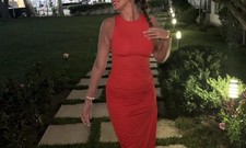 Zara Abendkleid Rot Bodycon