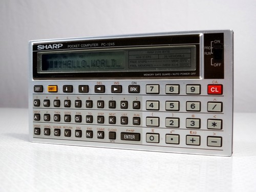 Sharp pocket computer 1245 - sharp, pc-1245
