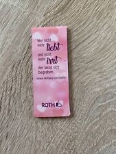 Lesezeichen mit Spruch