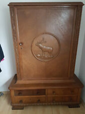 Gewehrschrank Eiche rustikal, gebraucht