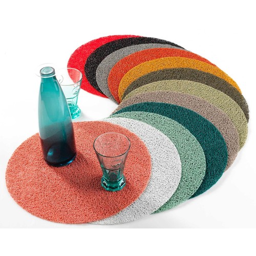 Platzset rund abwischbar - 4x,